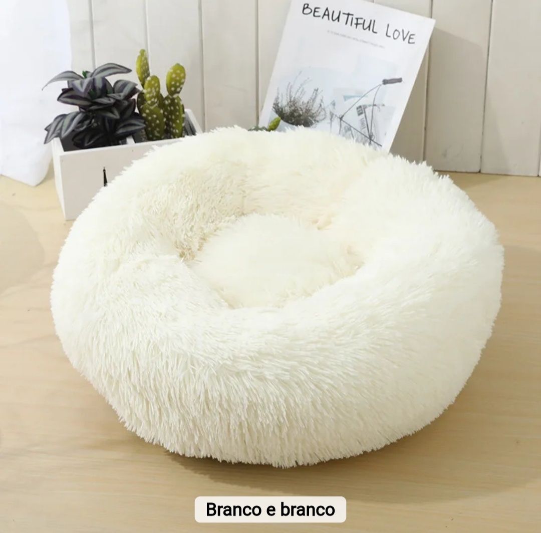 [NOVO] Cama para cão/gato redonda em pêlo