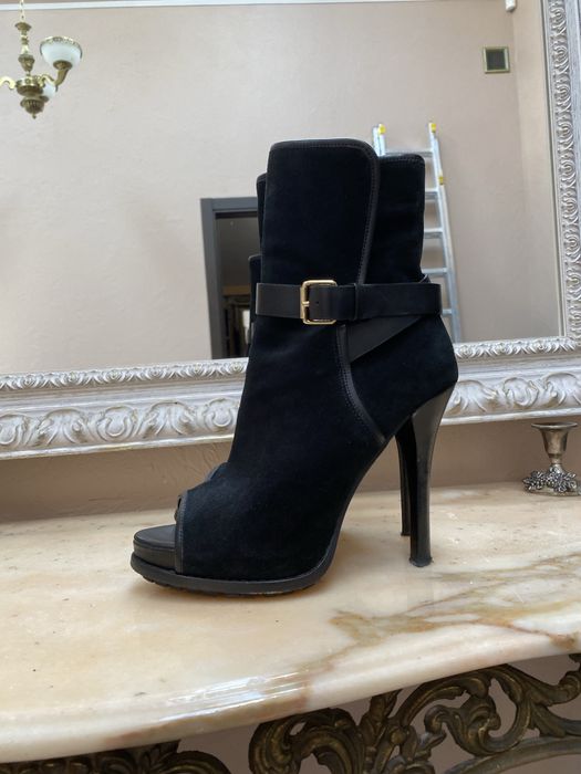 Ботильоны замшевые