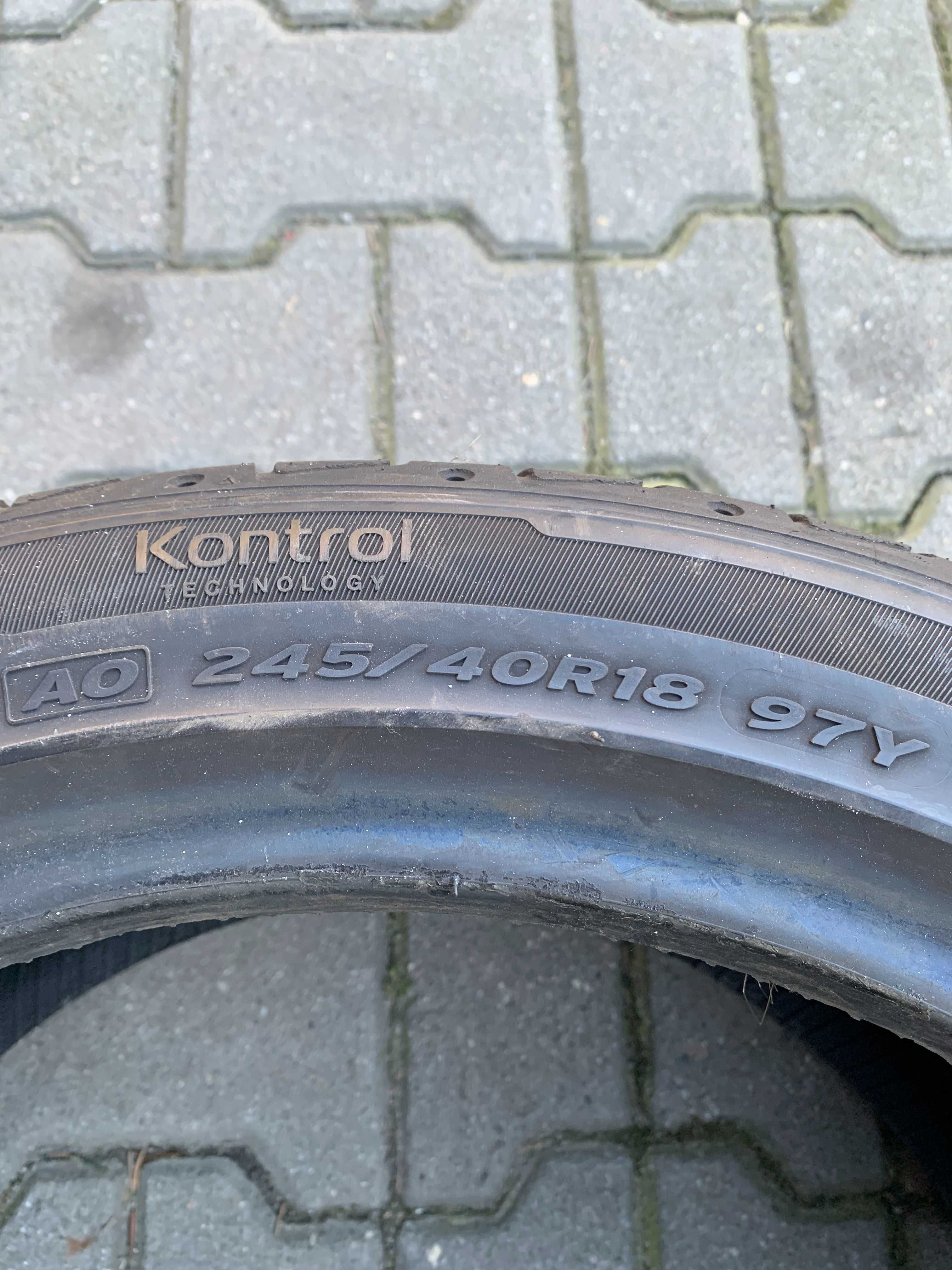 sprzedam opony letnie Hankook 245/40r18