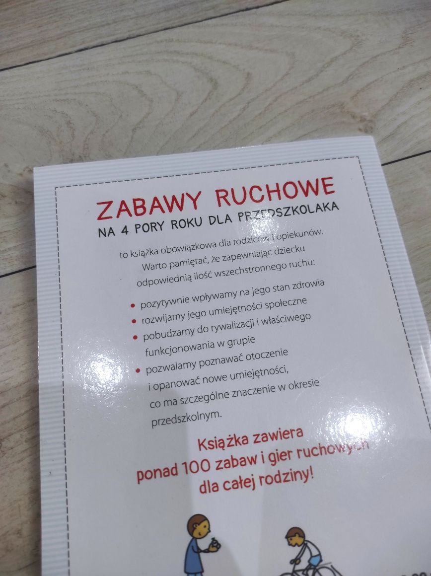 Książka Zabawy ruchowe na 4 pory roku dla przedszkolaka