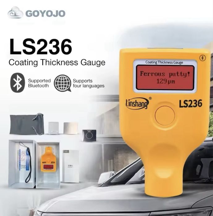 Аренда прибор-толщиномер. Определяет Металлизированную шпатлевку.Tg777