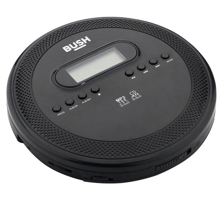Discman Odtwarzacz CD MP3 Bush Muzyka Słuchawki
