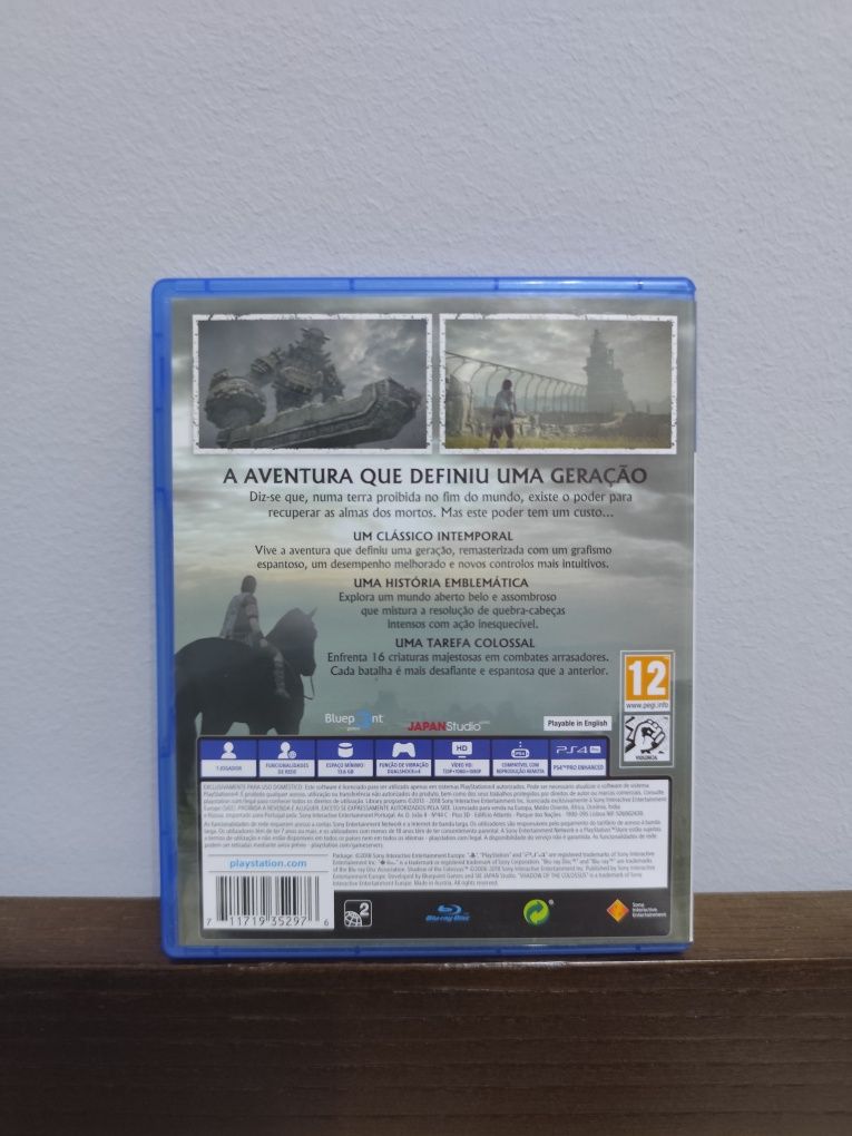 Jogo PS4 - Shadow of the Colossus