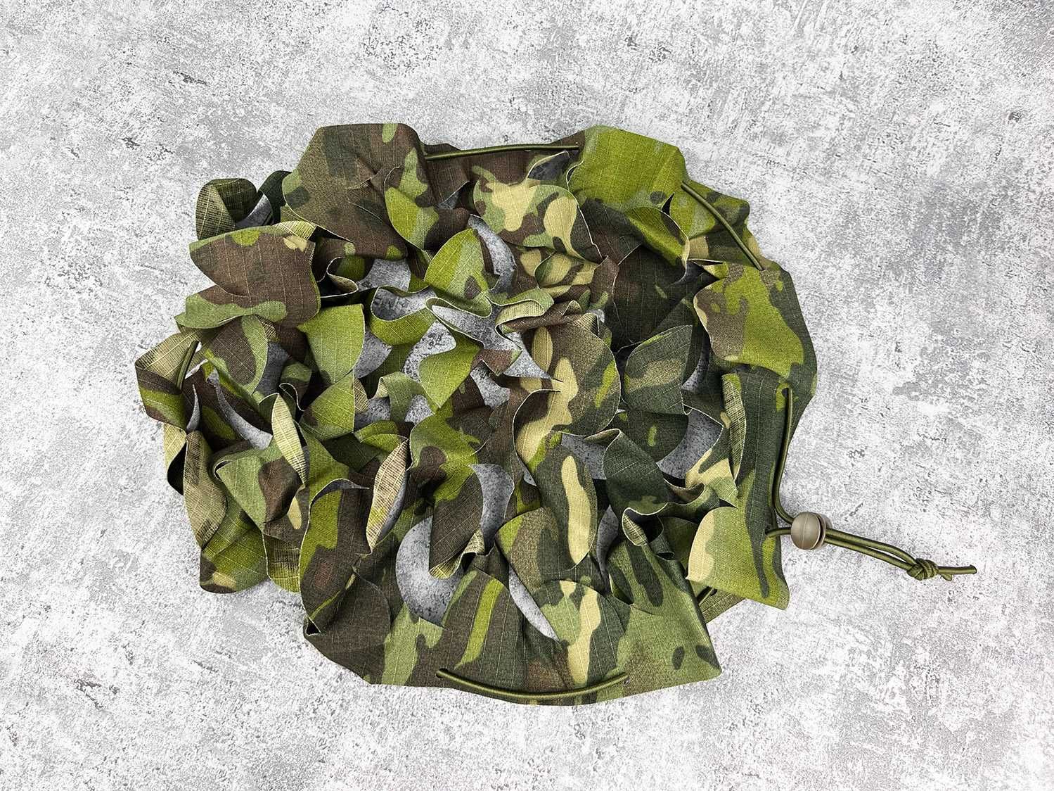 Pokrowiec na hełm FAST kamuflaż Multicam Tropic cover kamo siatka asg