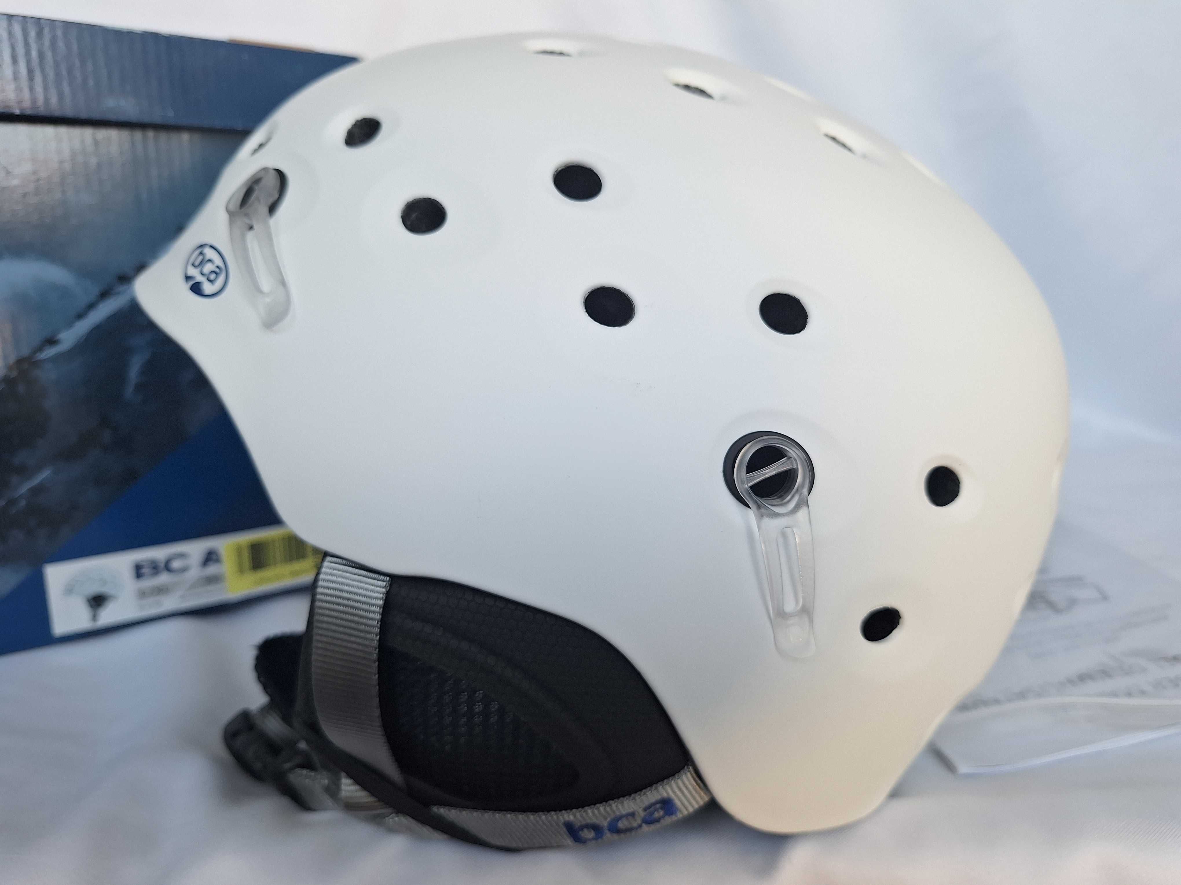 Kask całoroczny uniwersalny narciarski BC Air White L/XL 59-62cm