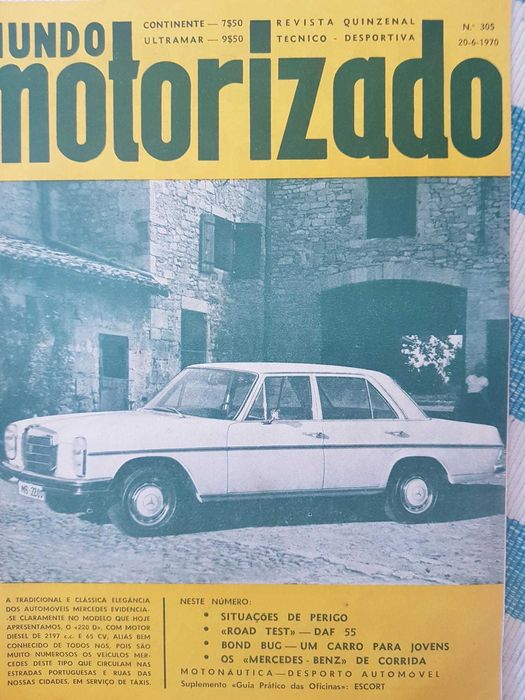 Revista Mundo Motorizado Nº305 (Ano:1970)