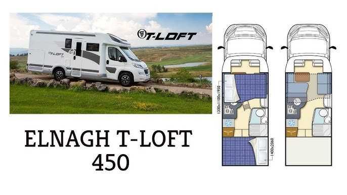 Camper Półintegra Elanght t-loft 485  full doposażony  zimowa