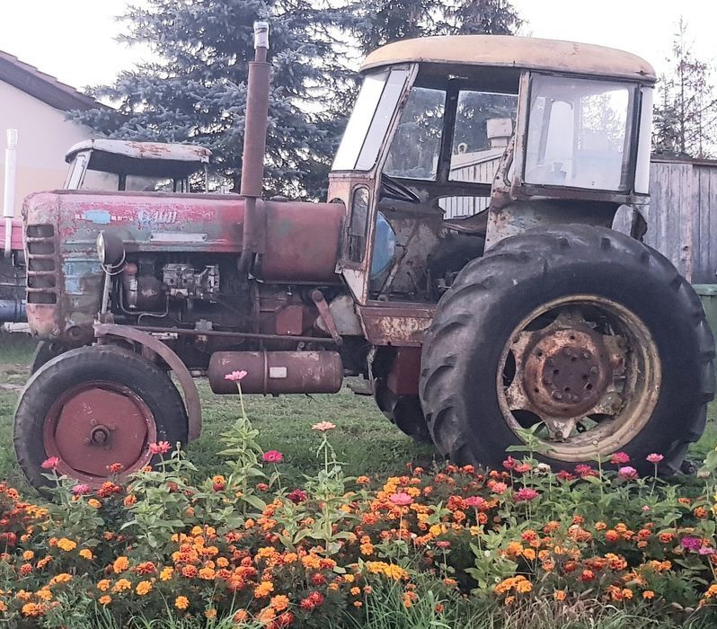 Ursus Zetor C4011 nr fab. 12.632, C360 obciążniki osi, lampy, błotniki