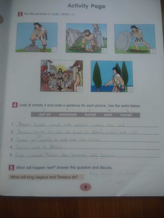 Theseus and the Minotaur - angielski dla dzieci, Level 5