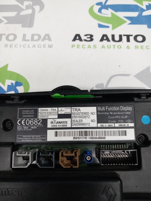 Modulo sistema de navegação RENAULT MEGANE