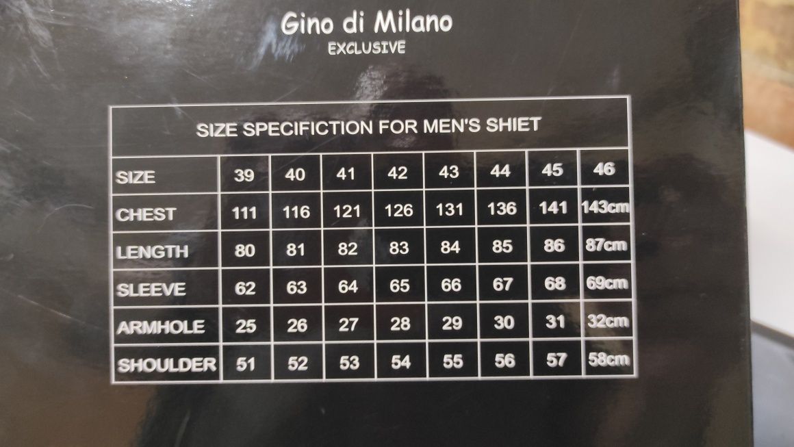 Рубашка Gino di Milano Exclusive