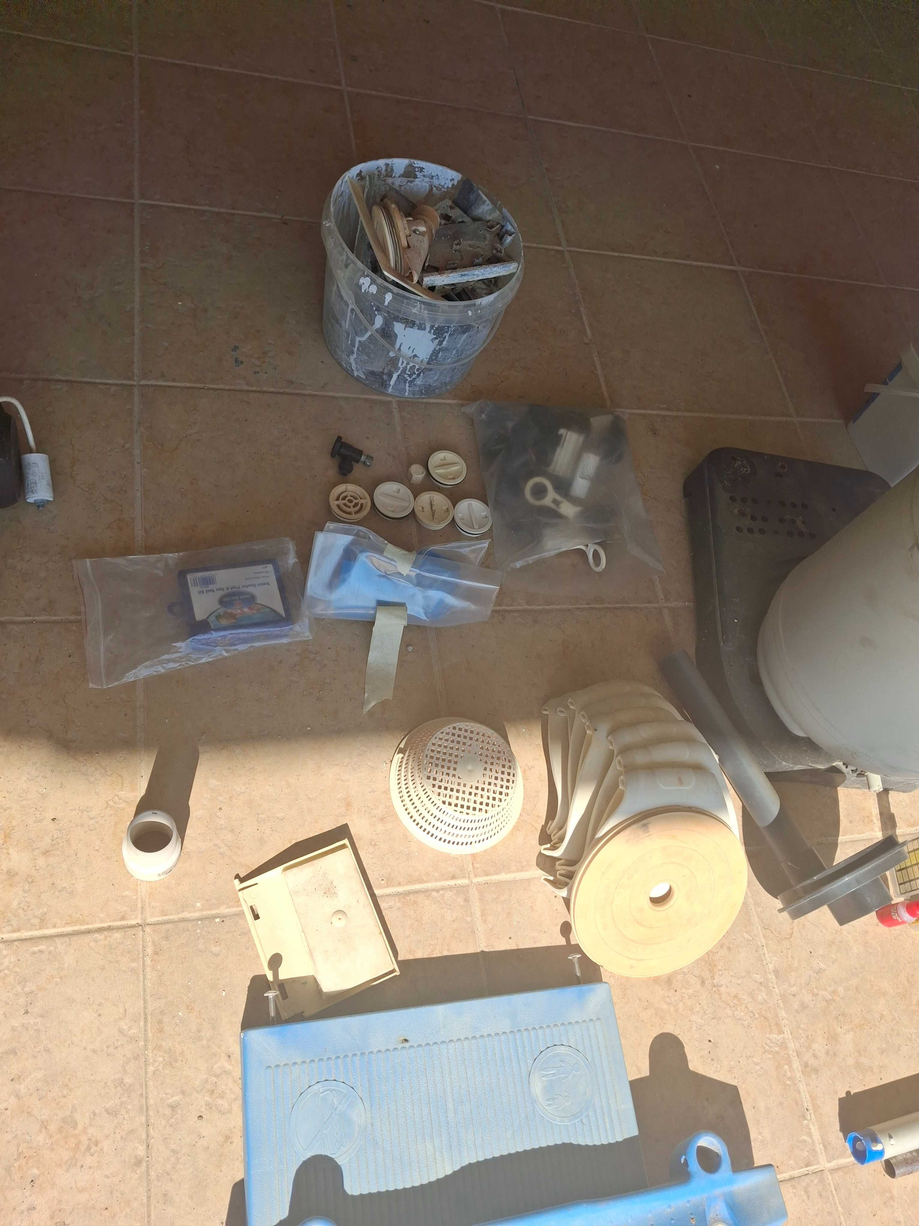 material diverso para piscina