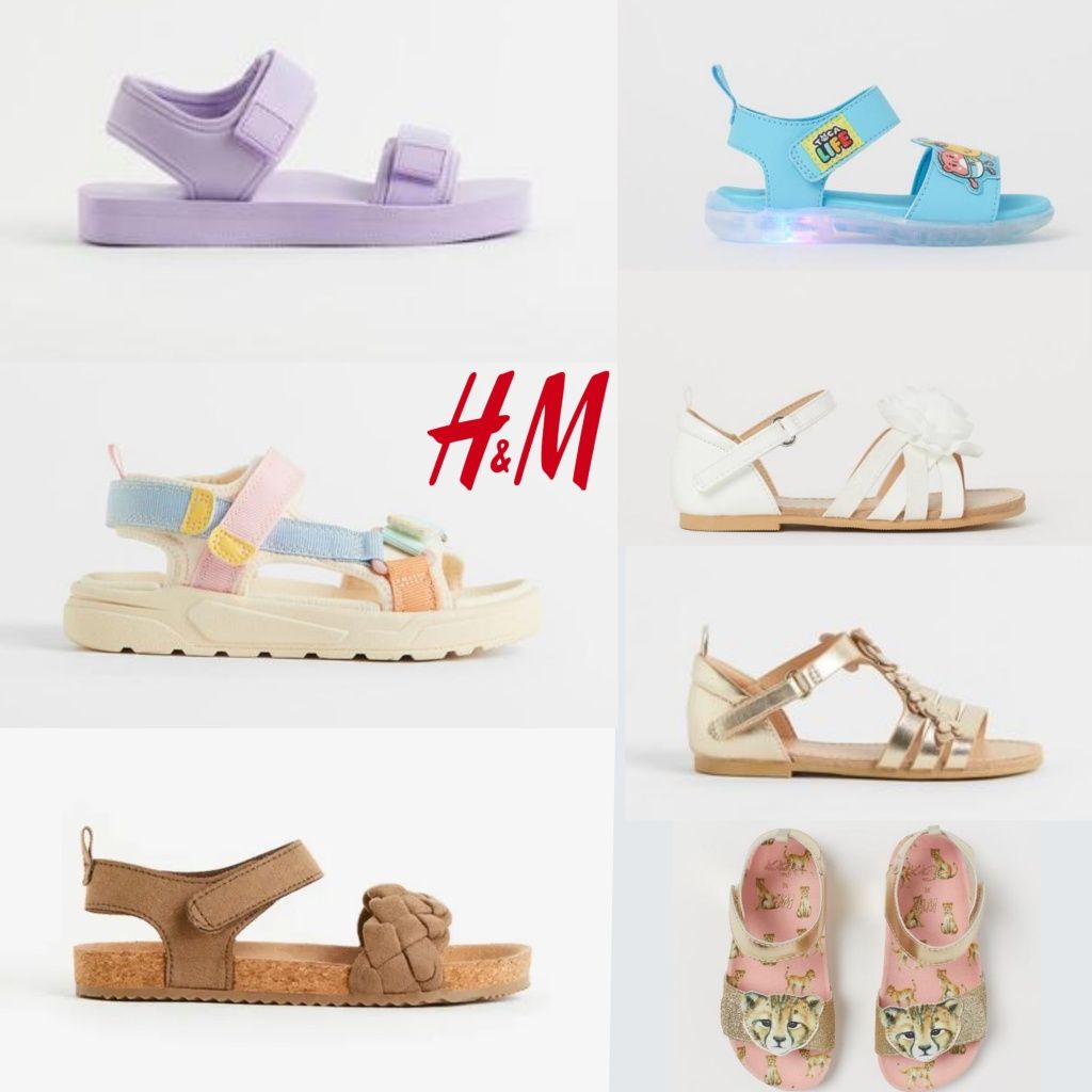 H&M босоножки сандалии 24,26,27,28,29,30,34,36,37