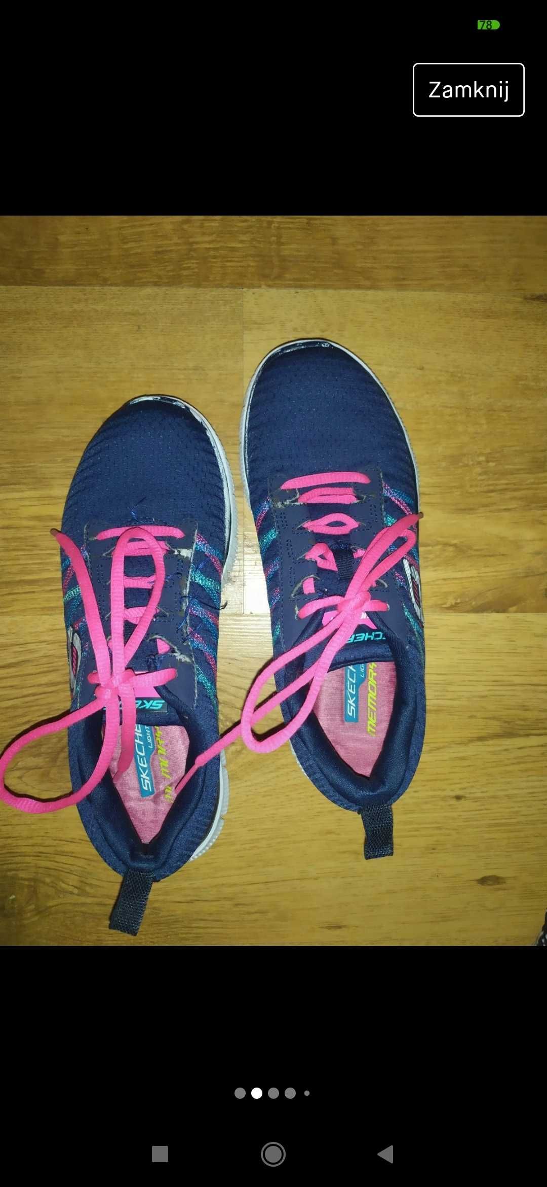 Buty sportowe dziewczęce Skechers Menory Foam, rozmiar 36