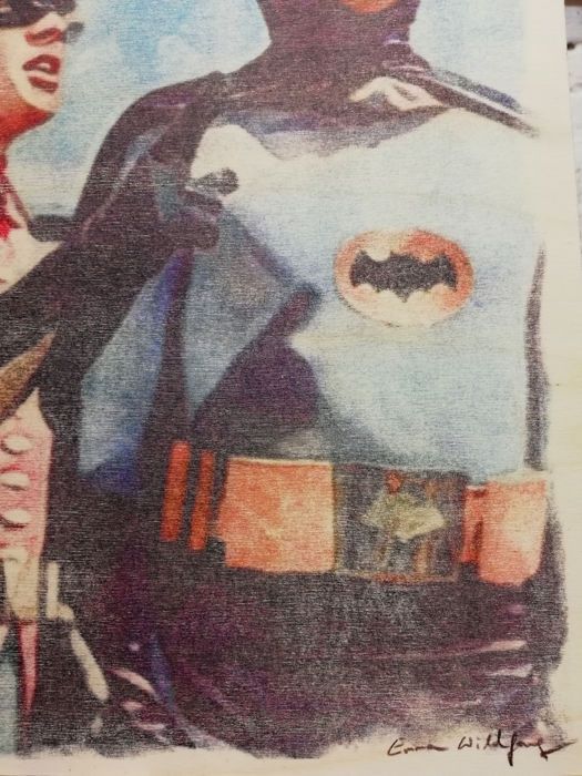 Obra Original da artista Austríaca Emma Wildfang - Batman & Robin