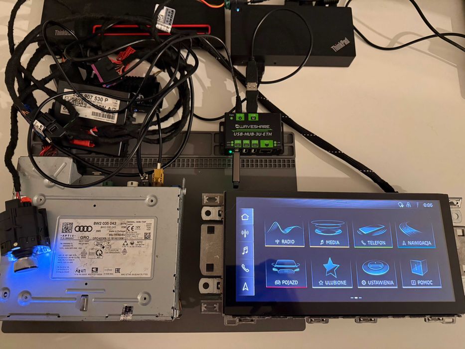 Konwersja USA EU Mapy Audi Volkswagen Porsche MIB2 MIB3 MH2p MHI3 MPR3