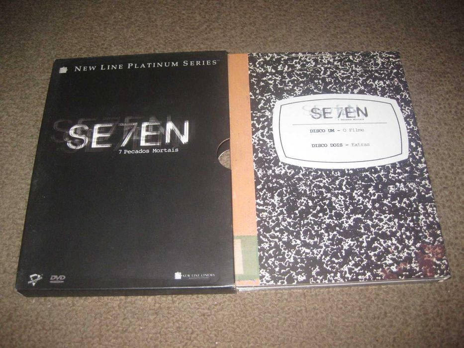 "Seven- Sete Pecados Mortais" com Brad Pitt/2 DVDs/Digipack