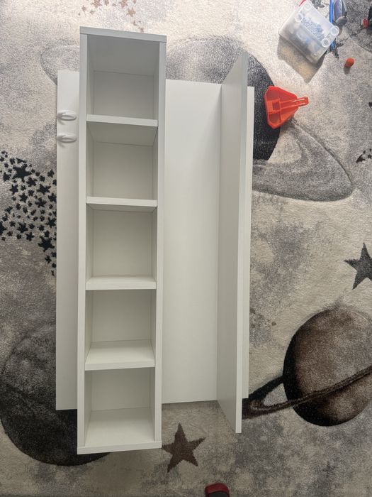 Regał półka wisząca biała