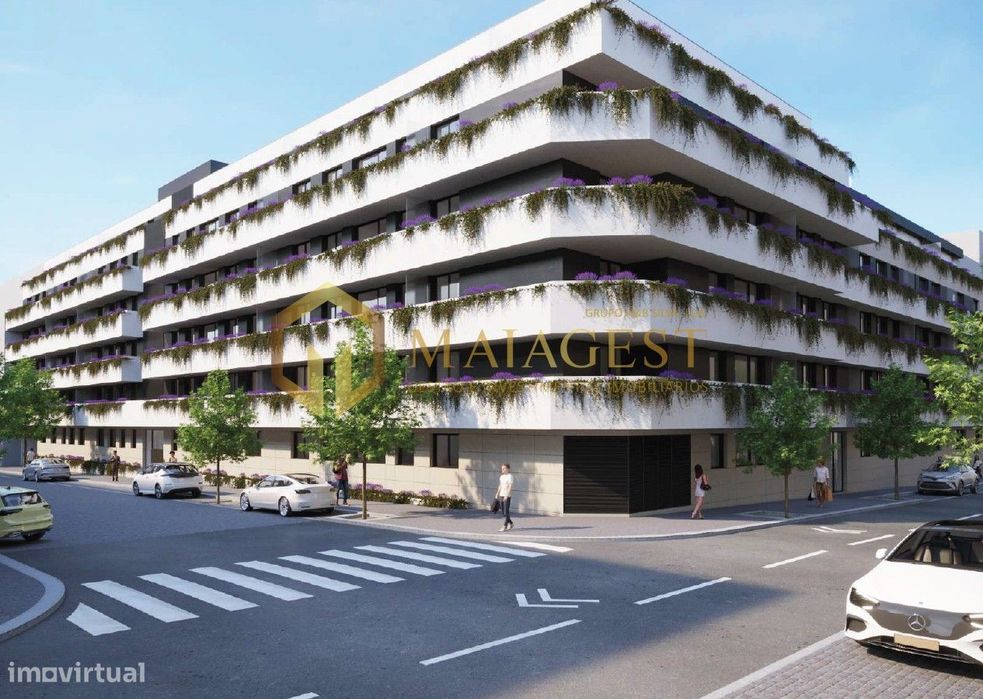T2 no Empreendimento Central Park em Matosinhos