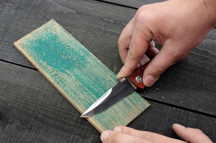Pasek ze skóry bydlęcej Skórzana polerka do noży uniwersalna