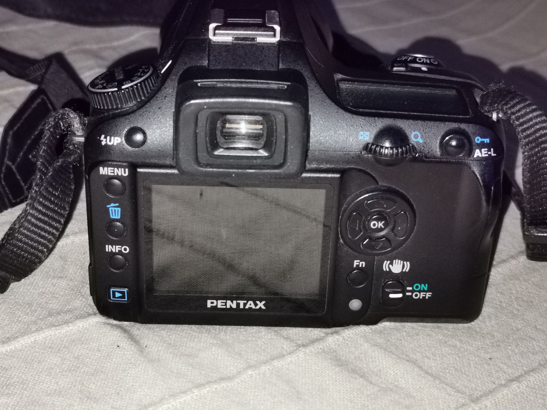 Lustrzanka cyfrowa Pentax K100D + Pentax 18-55mm + Pentax FA 80-320mm