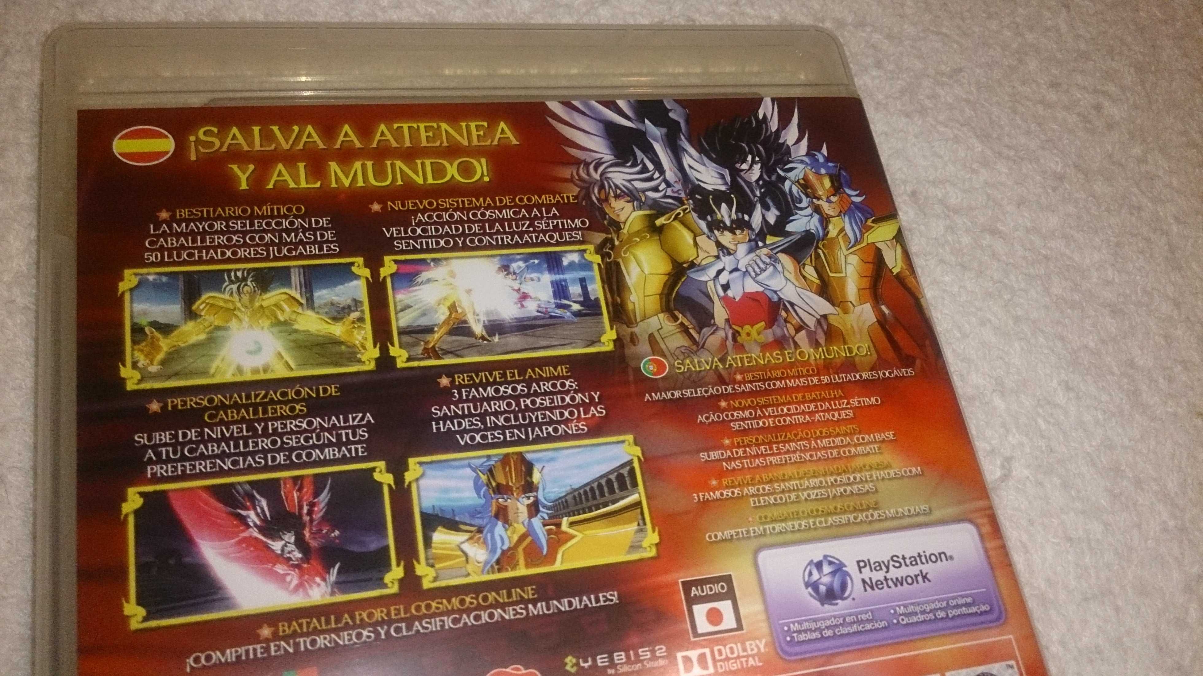 saint seiya: brave soldiers - jogo ps3 (jogo playstation 3) raro