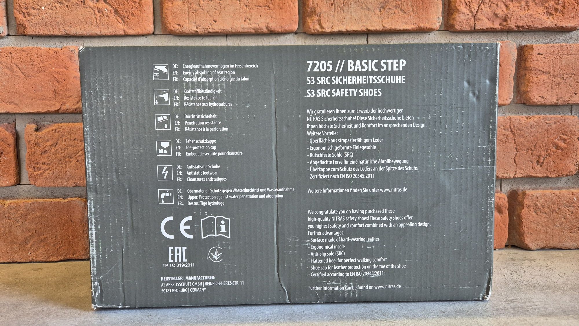 Nowe obuwie robocze ochronne NITRAS rozmiar 42