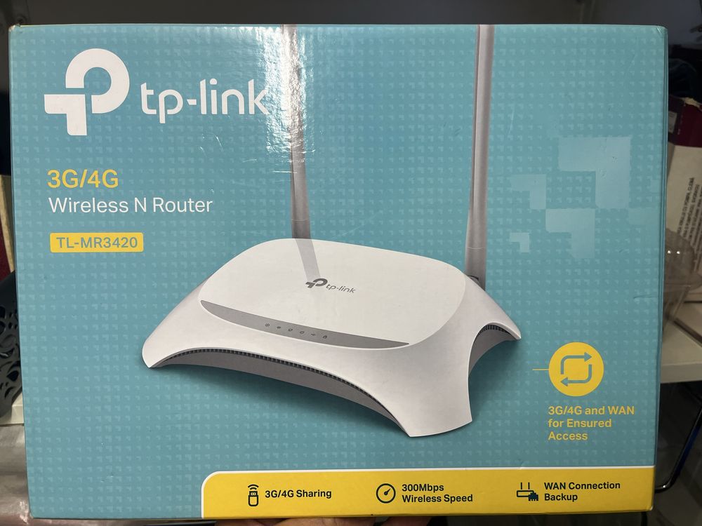 Router tp-link + przewod nowy