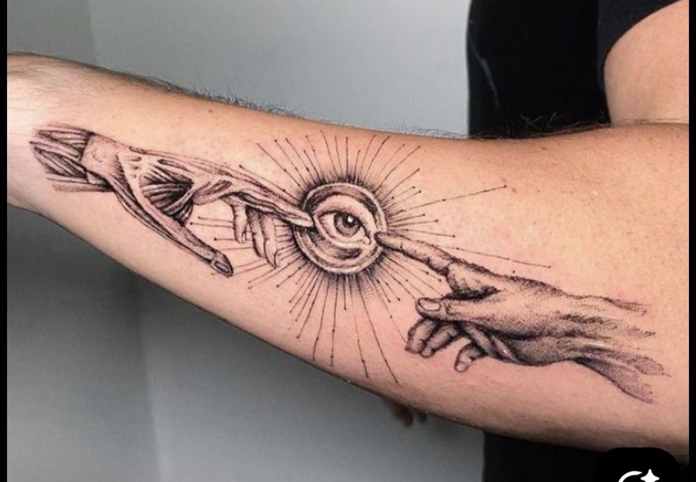 Тату реализм, чекано