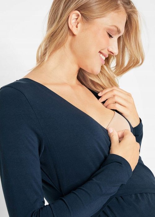 B.P.C bluzka ciążowa granatowa r.32/34