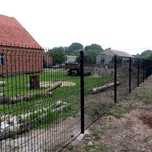 ogrodzenia ogrodzenie panelowe panele słupki brama furtka płot palety