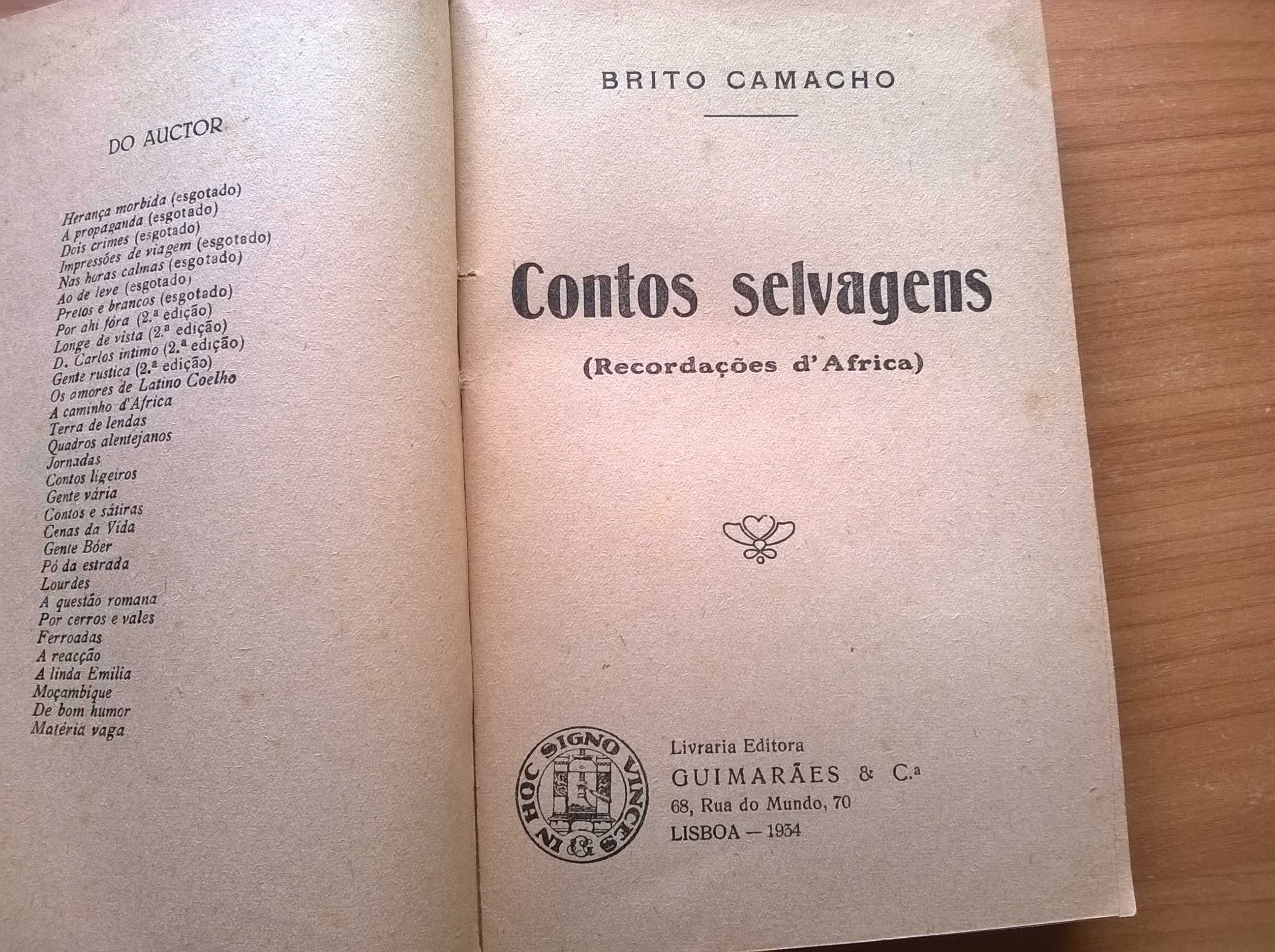 Contos Selvagens - Brito Camacho