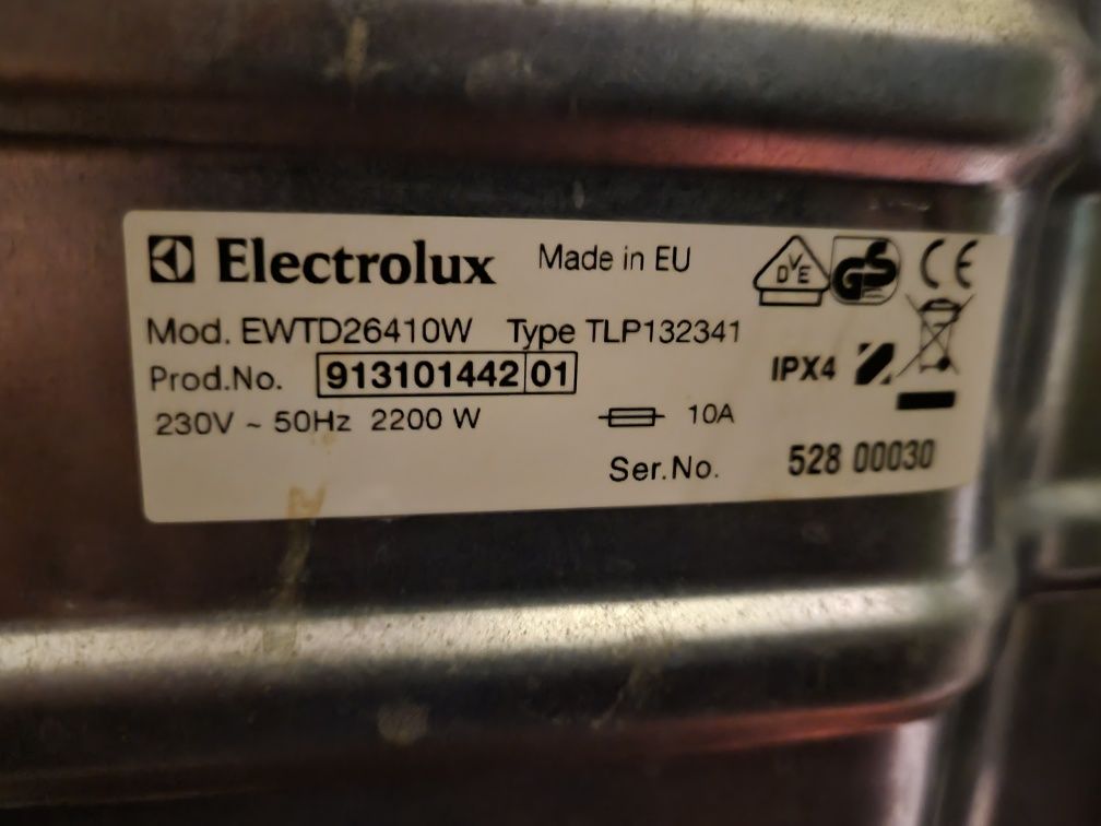 Пральна машина Electrolux EWTD26410W