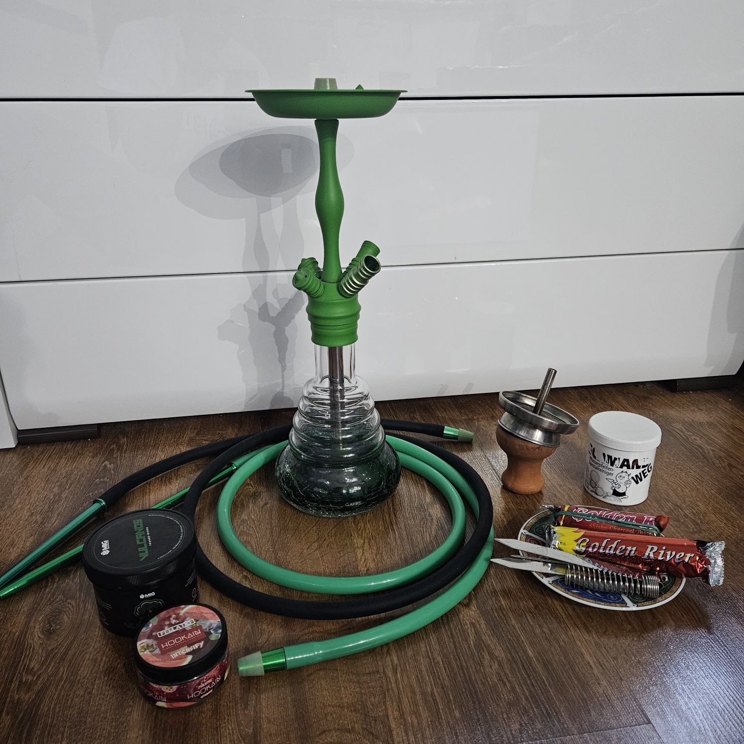 Zestaw shisha Mata Leon + akcesoria