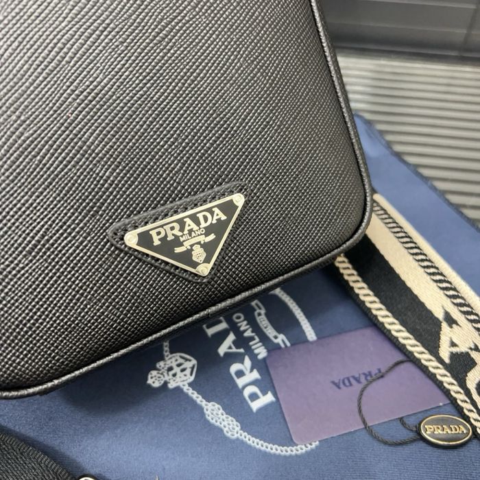 Prada сумка мужская барсетка черная клатч слинг