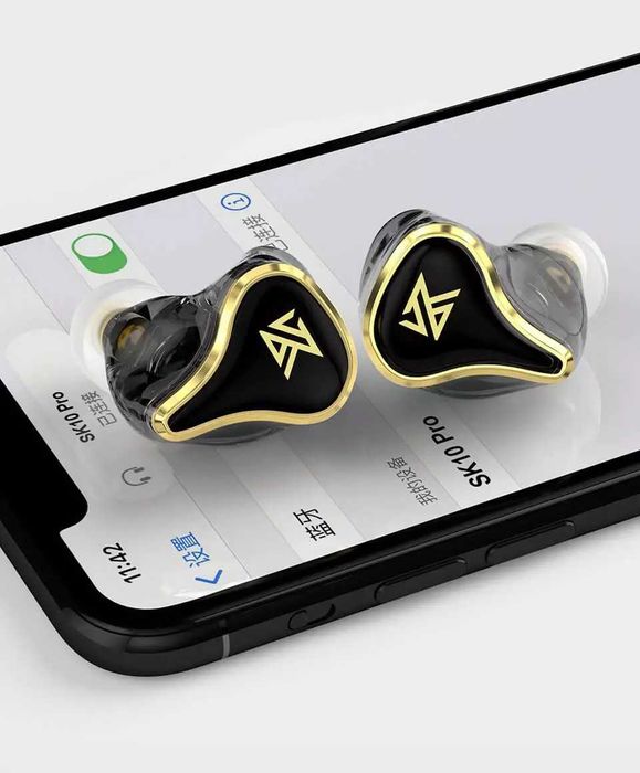 Бездротові навушники KZ SK10 Pro з підтримкою AptX HD Bluetooth 5.2