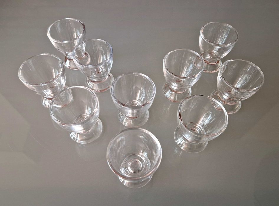 Kieliszki do wódki, szklane (10 sztuk)