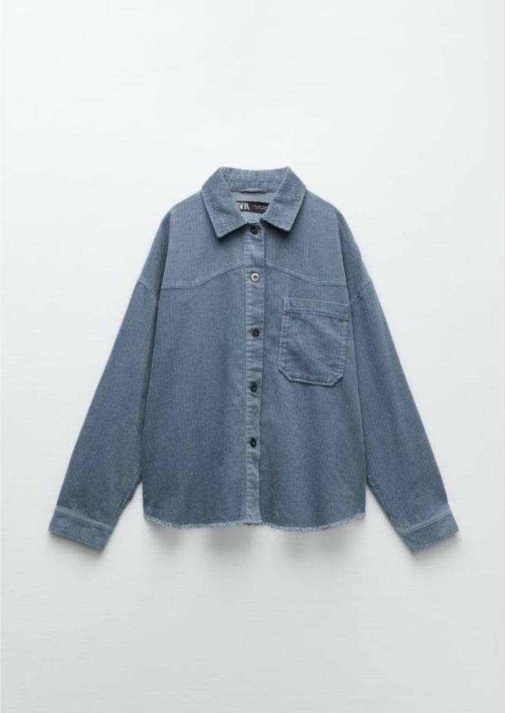 Вельветова сорочка zara S