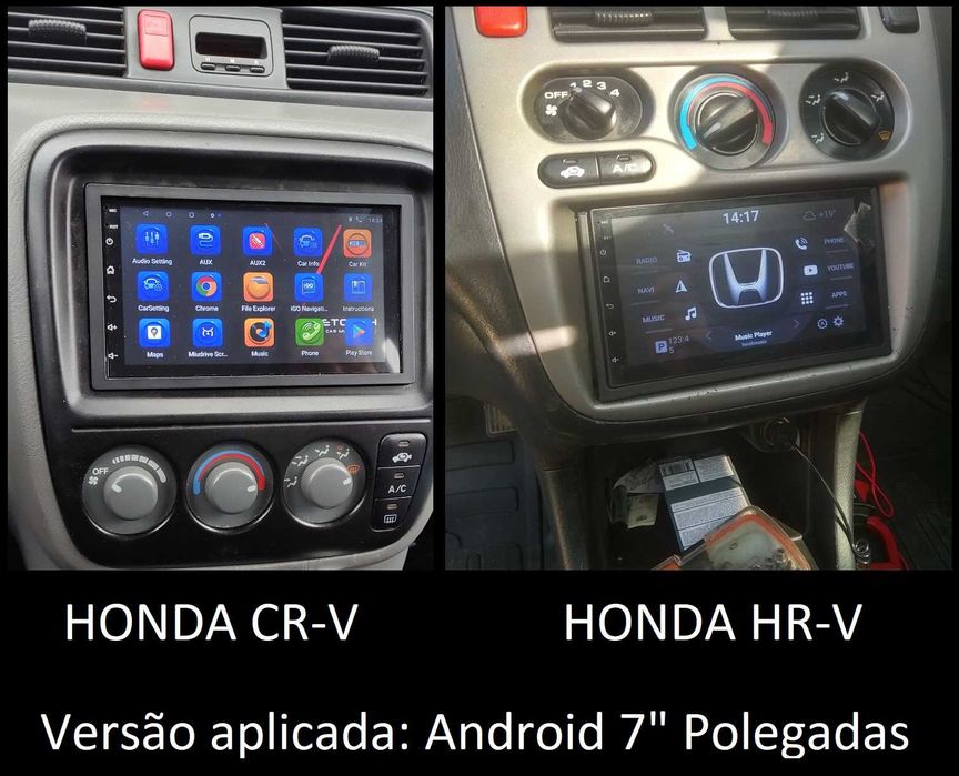 (NOVO) Rádio 2DIN • HONDA • CR-V • HR-V • Android 4+32GB CRV HRV