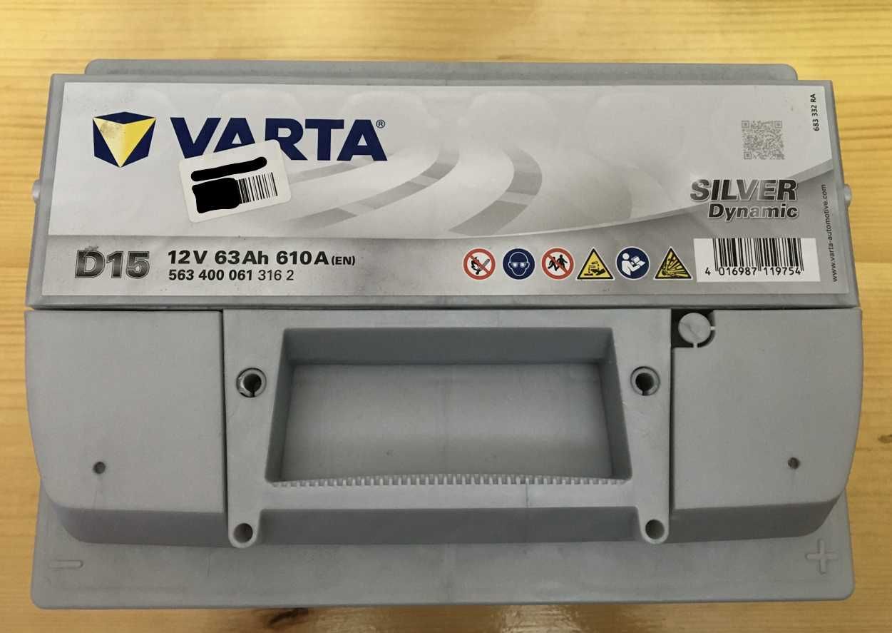 Автомобільний акумулятор Varta SD 63Ah (D15) R+ (563 400 061) - 2шт