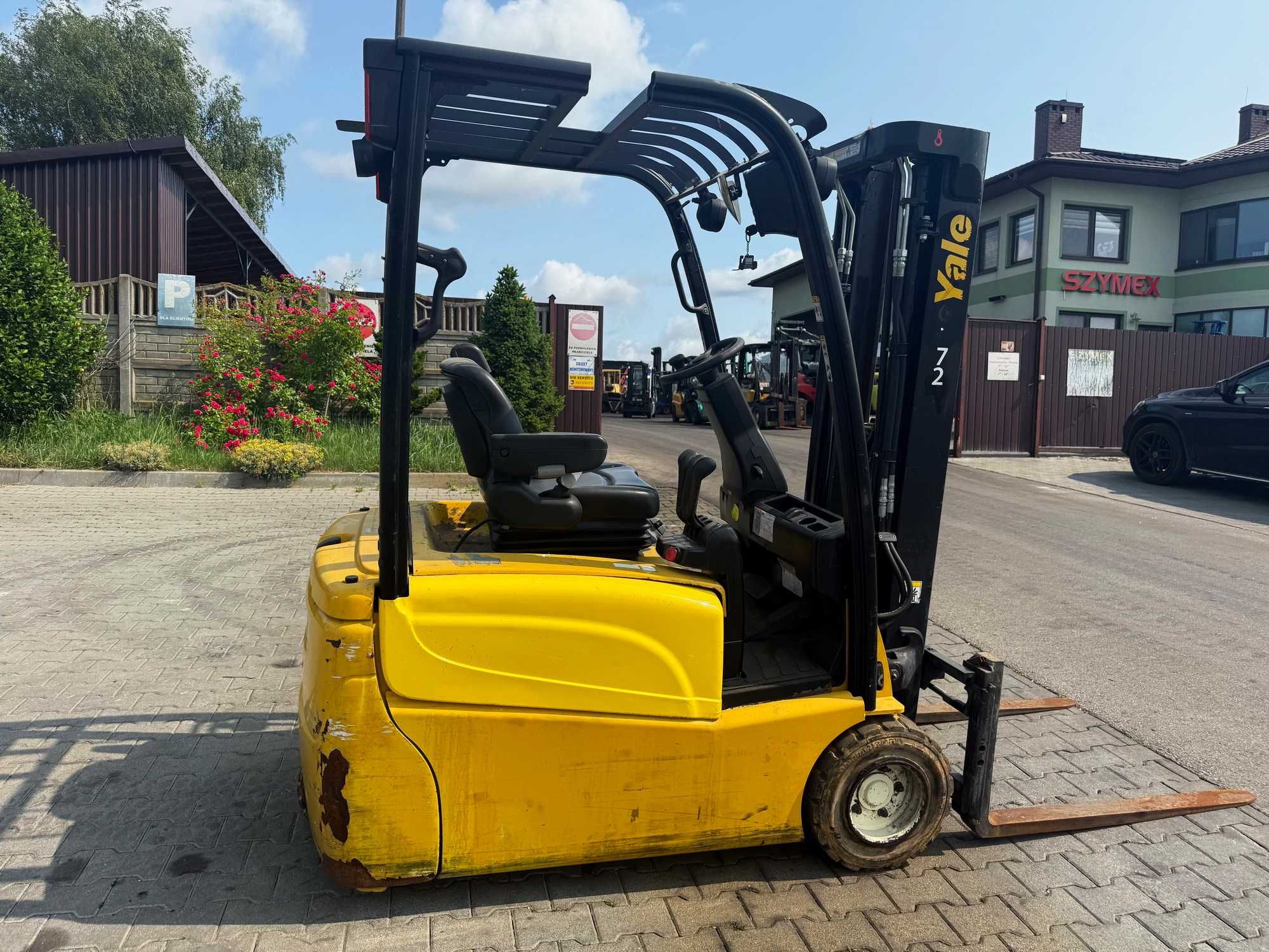 wózek widłowy elektryczny YALE ERP18VT wolny skok przesuw 2018r 1800kg