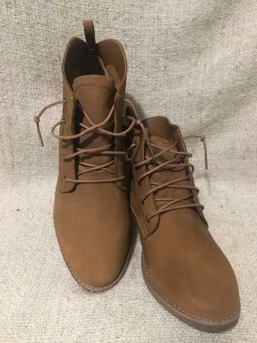 Шкіряні демі черевики чобітки steve madden ecco 39р