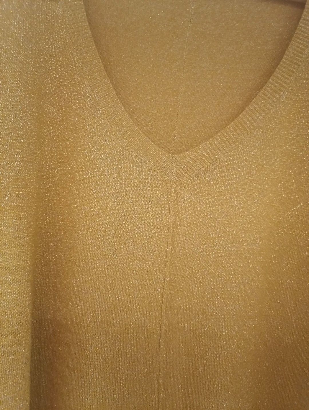 Bluzka w kolorze miodowym 4XL/48
