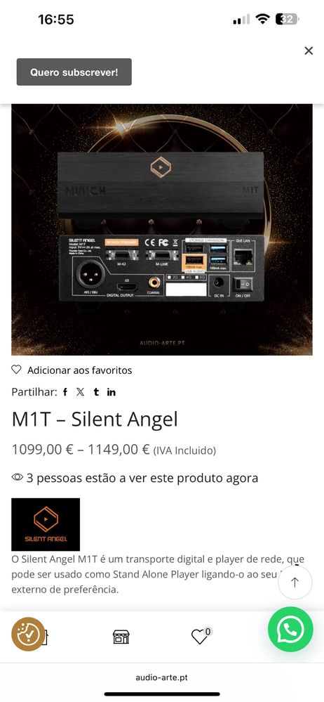 Silent Angel Munich M1T 4GB v2 -Streamer