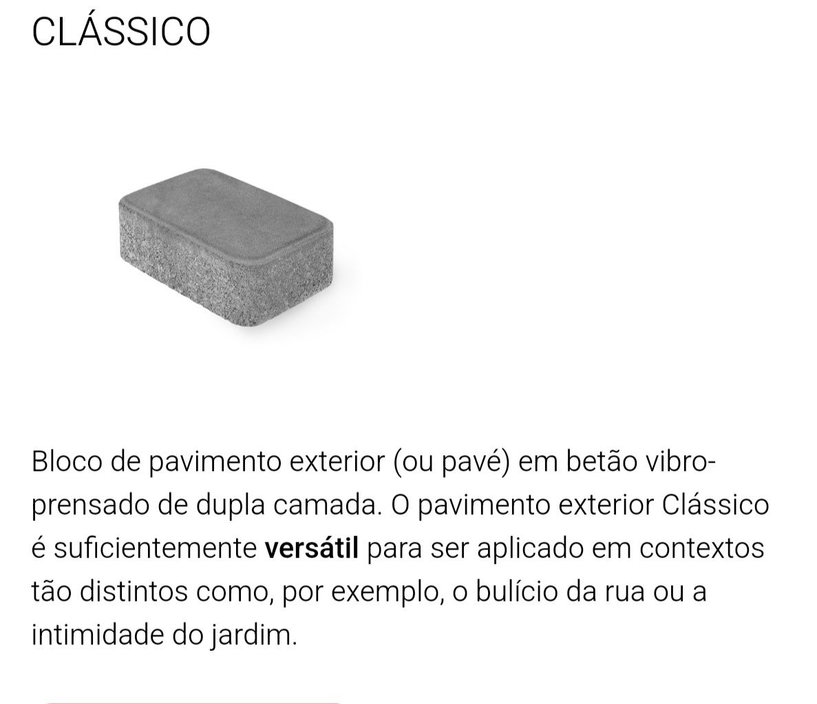 Pavimentação em Pavê