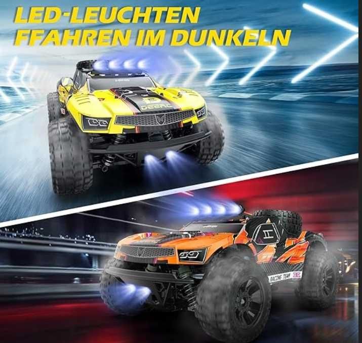 Samochód RC 48kmh 4WD Offroad 2xAkumulator LED Dla Dzieci i Dorosłych