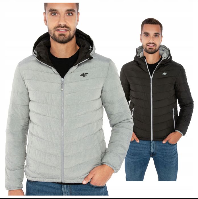 Kurtka pikowana 4F meska DWUSTRONNAM r.M