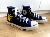 Buty trampki converse pikachu pokemon 37 custom