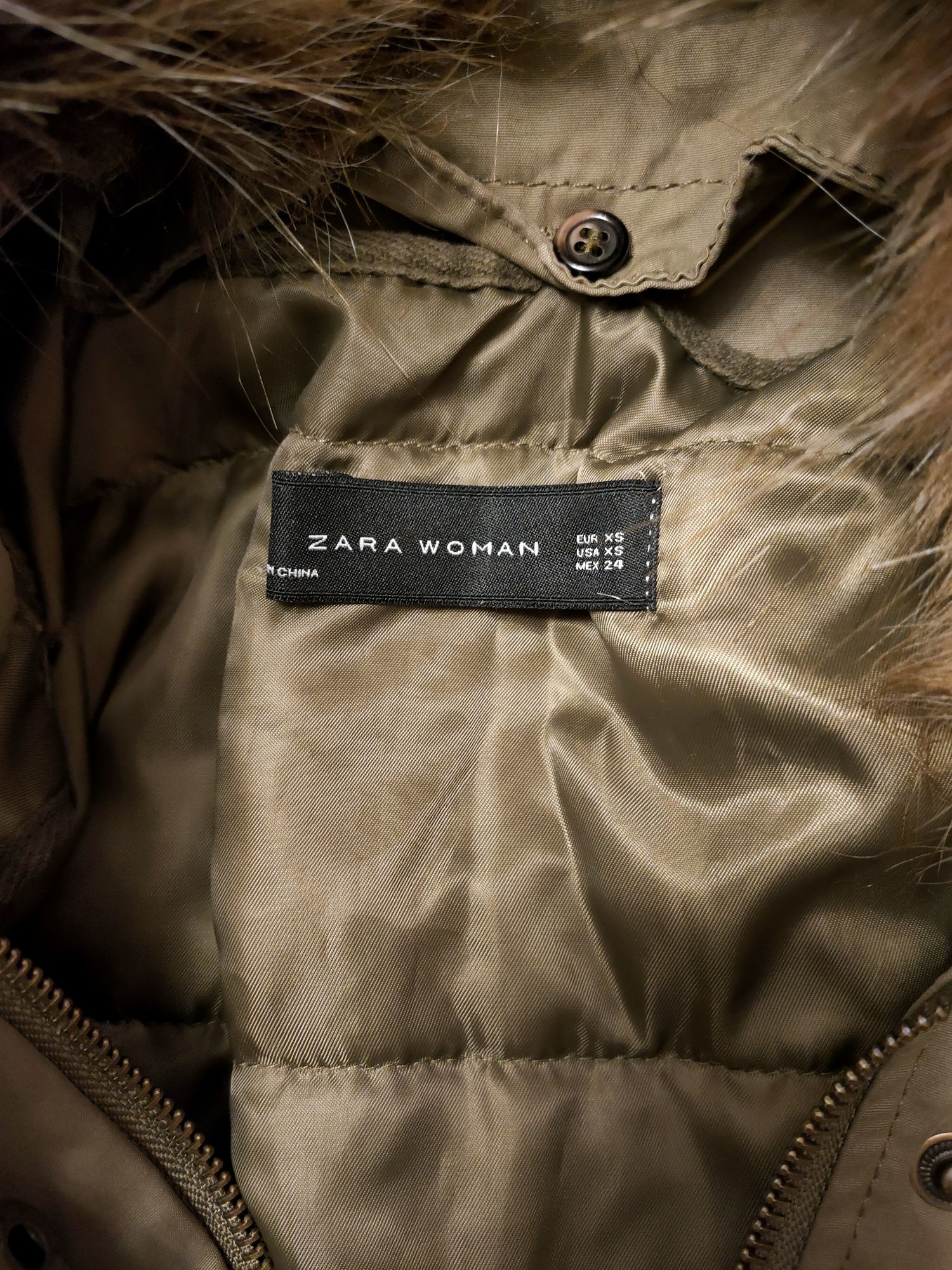 Parka Zara, rozmiar xs