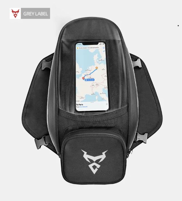 Bolsa/mala magnética depósito/tanque telemóvel para moto